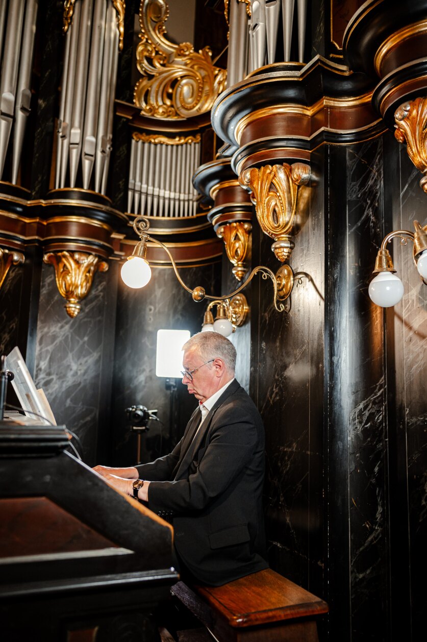 Wolfgang Seifen zagrał na organach w chojnowskim kościele