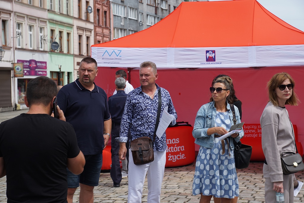 W Chojnowie w szczytnym celu polała się krew