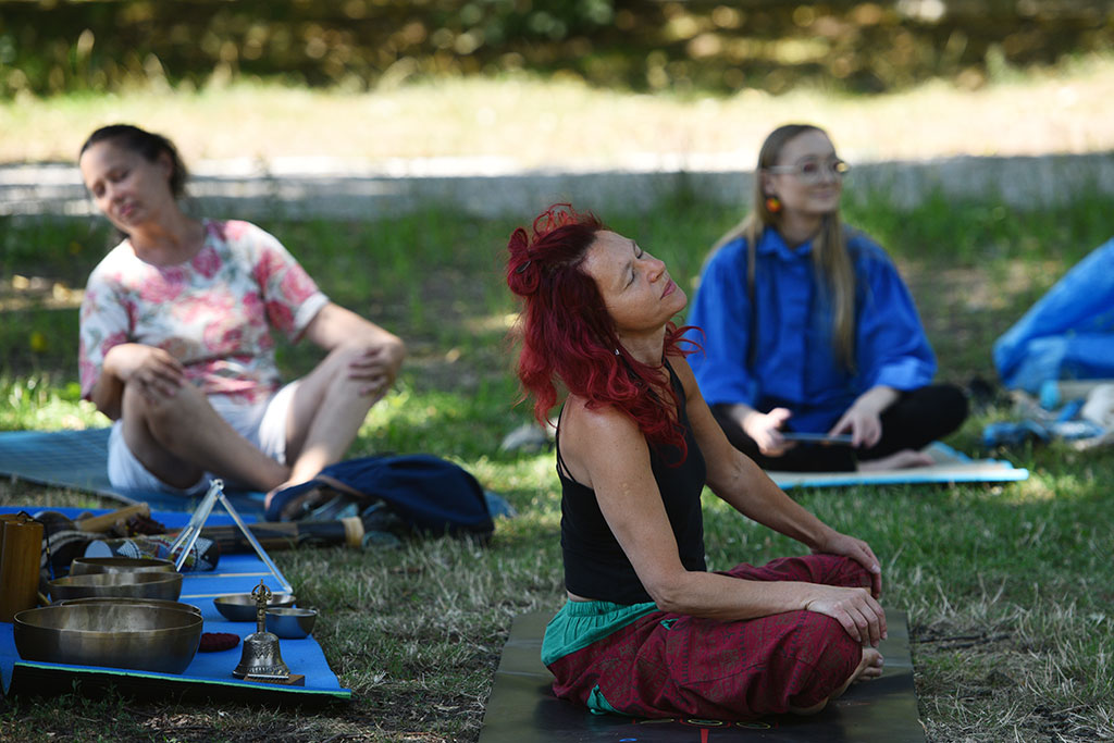 Zajęcia z jogi i koncert gongów i mis tybetańskich