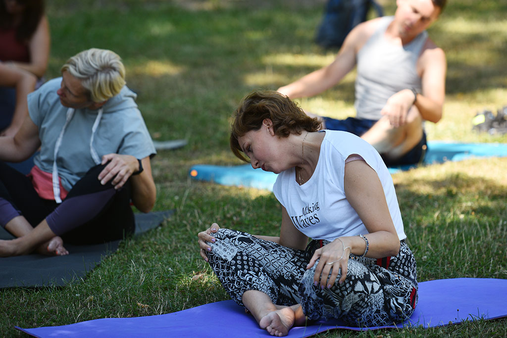 Zajęcia z jogi i koncert gongów i mis tybetańskich