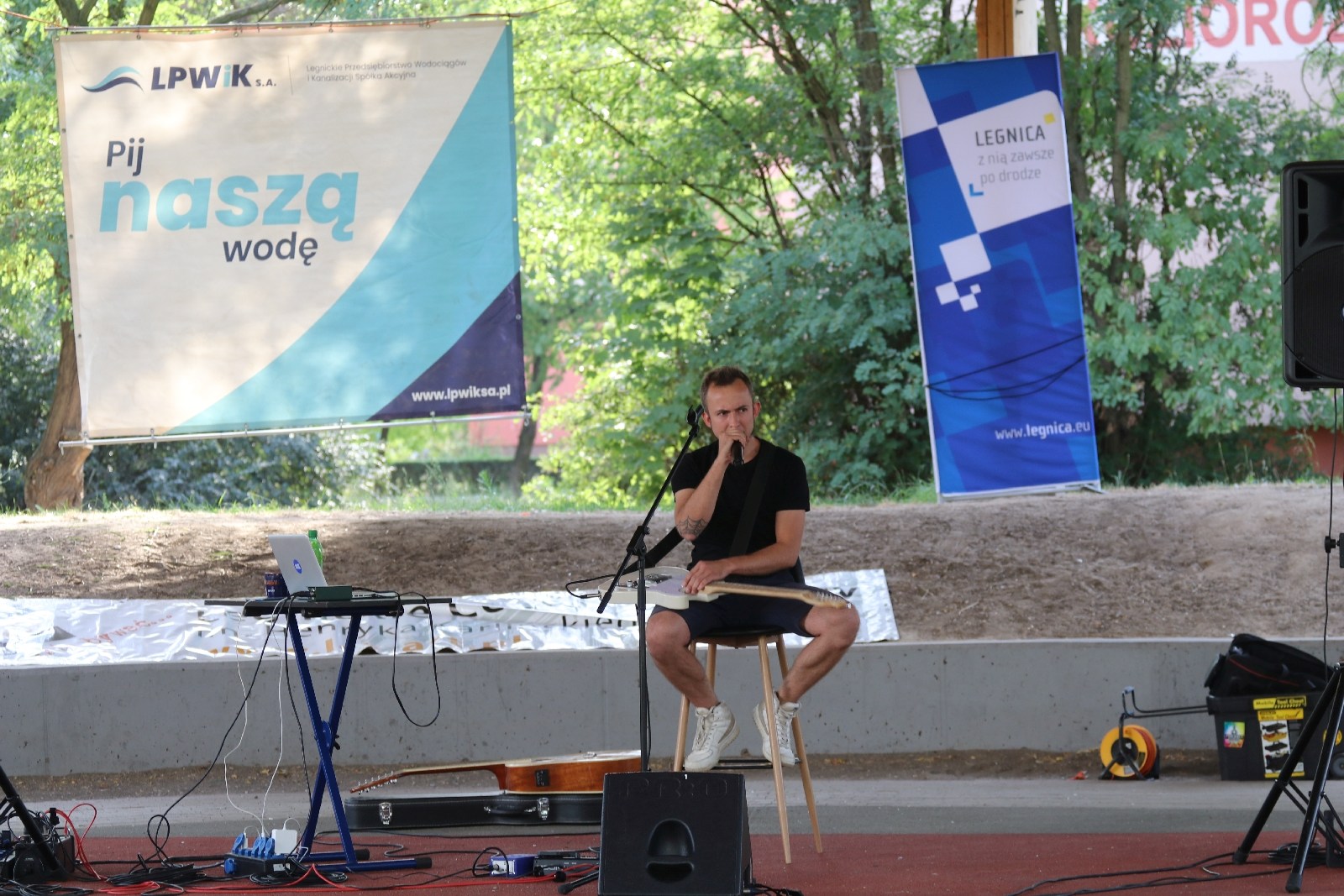 Marcin Antonowski zagrał na Scenie Kosmicznej w Legnicy