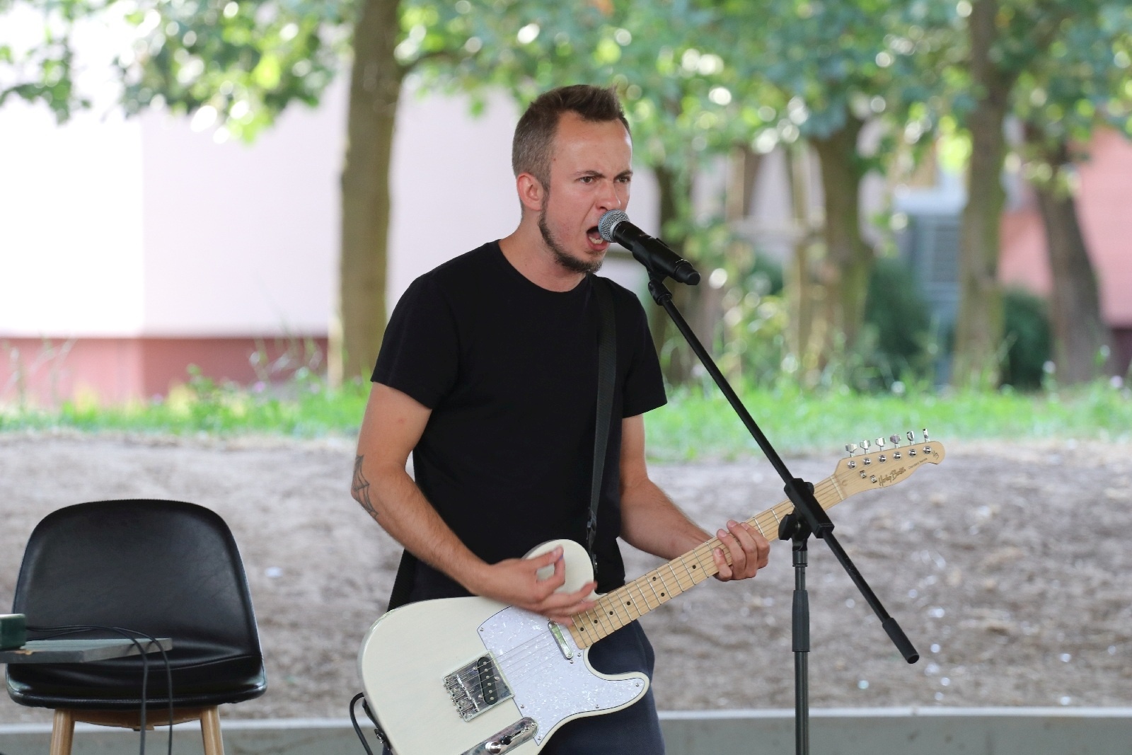 Marcin Antonowski zagrał na Scenie Kosmicznej w Legnicy