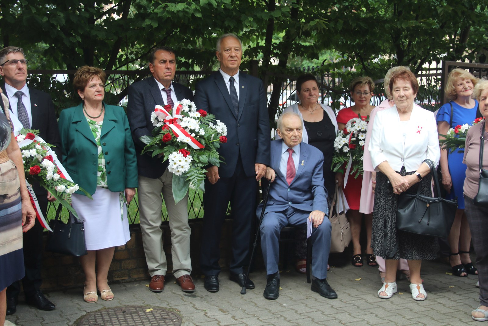Kilkadziesiąt osób przyszło pod nową tablicę Szarych Szeregów