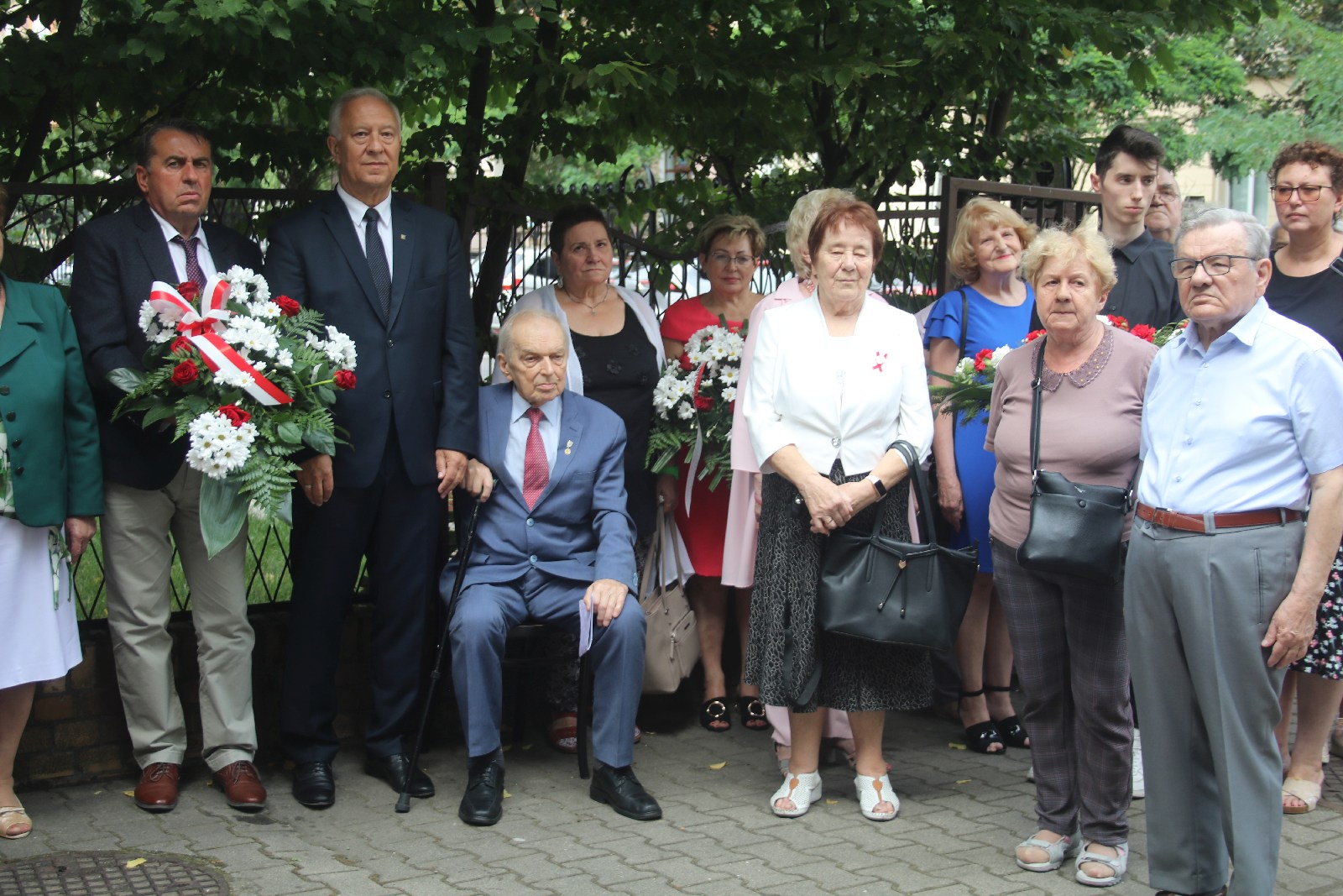 Kilkadziesiąt osób przyszło pod nową tablicę Szarych Szeregów