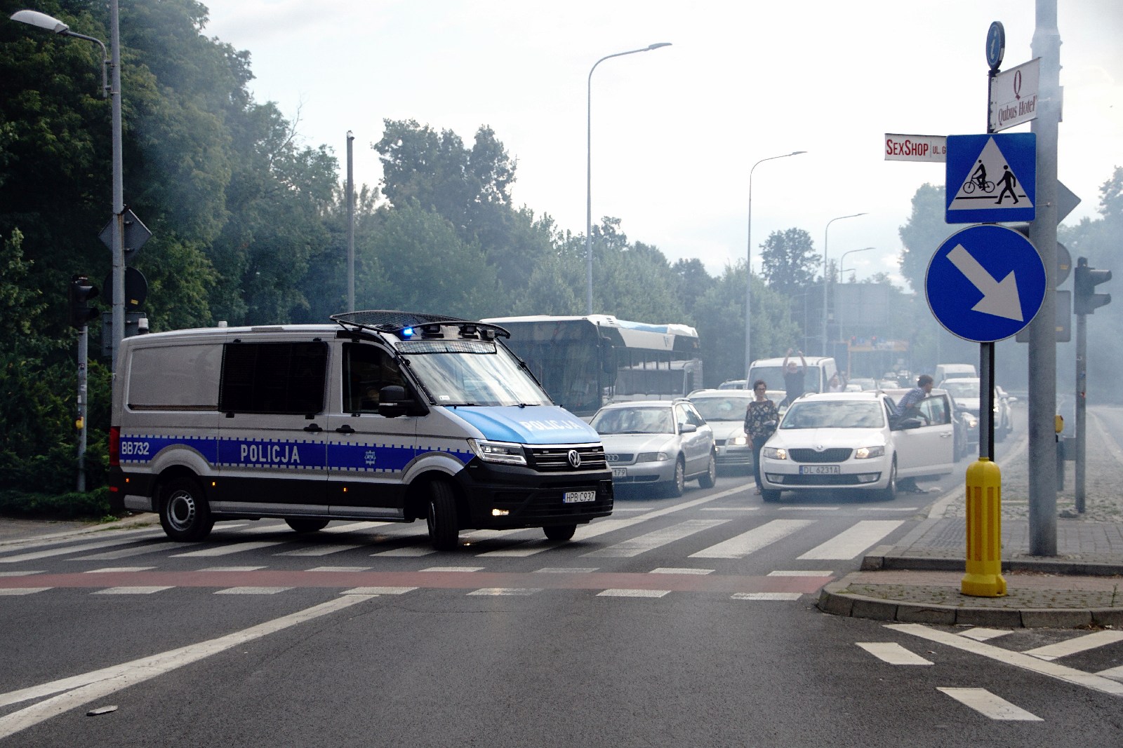 Zablokowali ruch na placu Wilsona aby oddać hołd powstańcom