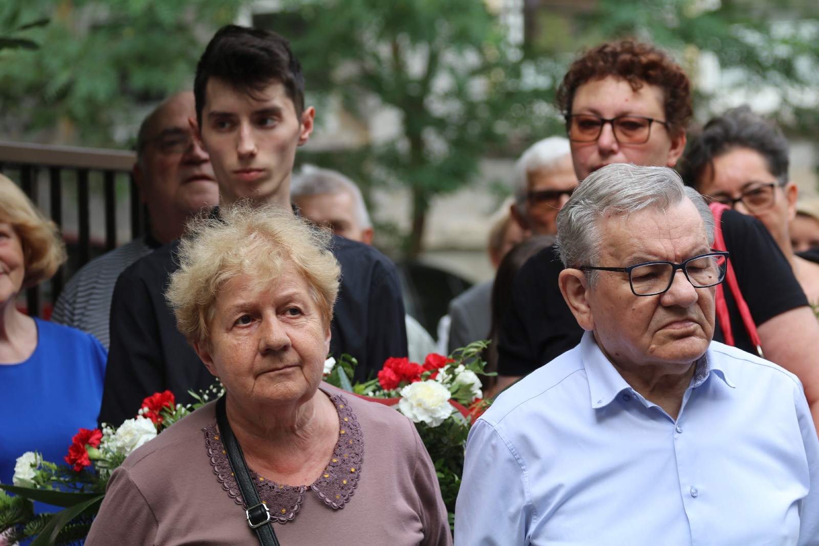 Kilkadziesiąt osób przyszło pod nową tablicę Szarych Szeregów