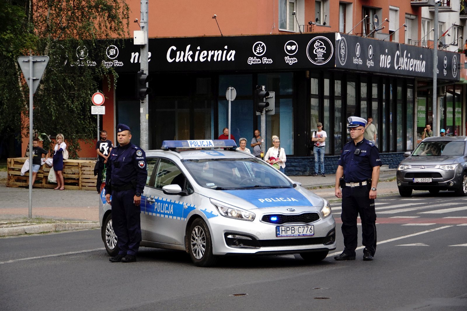 Zablokowali ruch na placu Wilsona aby oddać hołd powstańcom