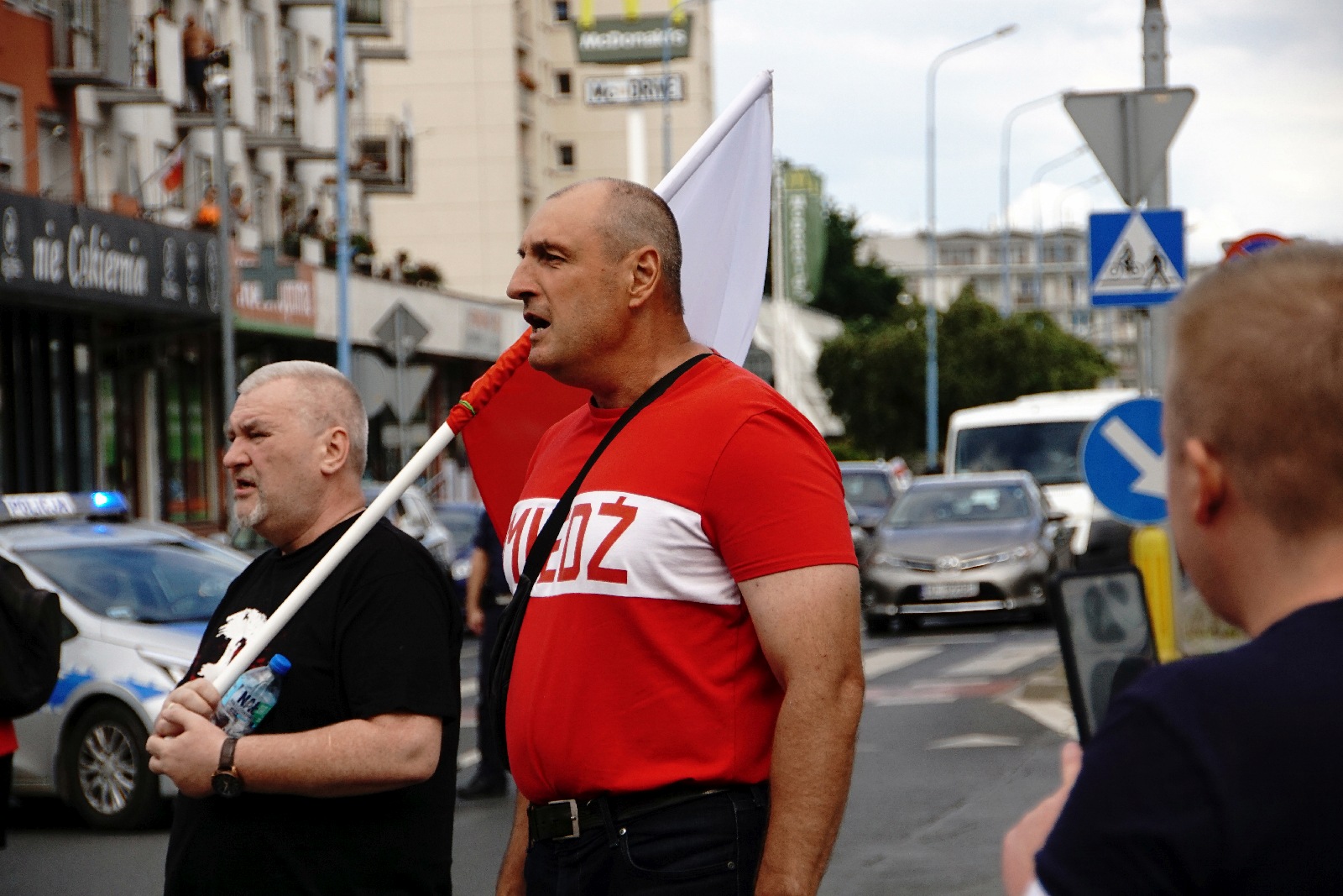 Zablokowali ruch na placu Wilsona aby oddać hołd powstańcom