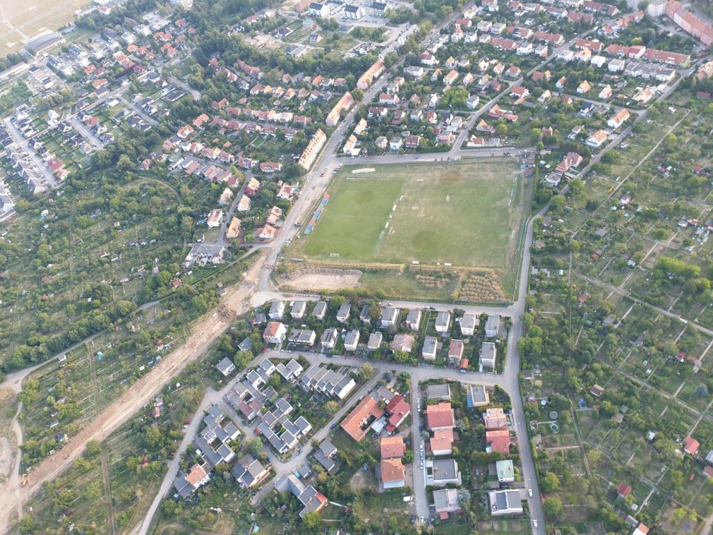 Tak przebiega praca na budowie zbiorczej drogi południowej