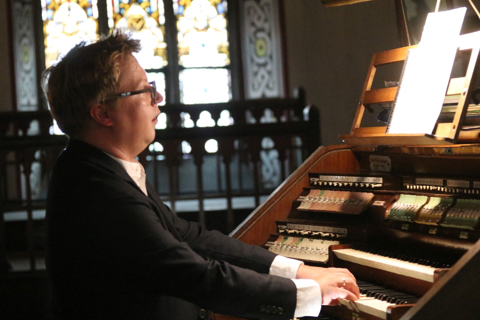 Maria Pomianowska, Mingije Yu oraz Zbigniew Gach na organach