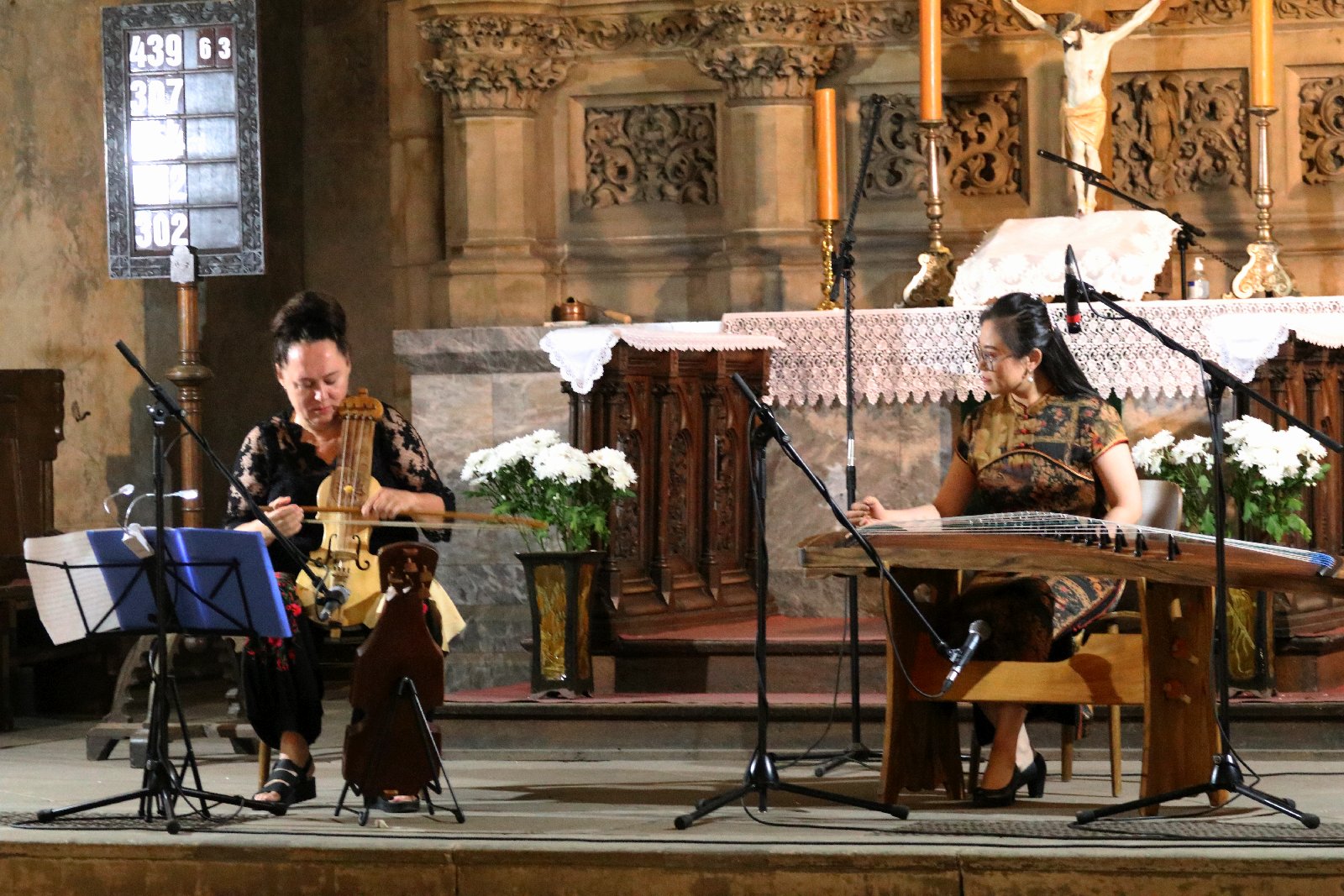 Maria Pomianowska, Mingije Yu oraz Zbigniew Gach na organach