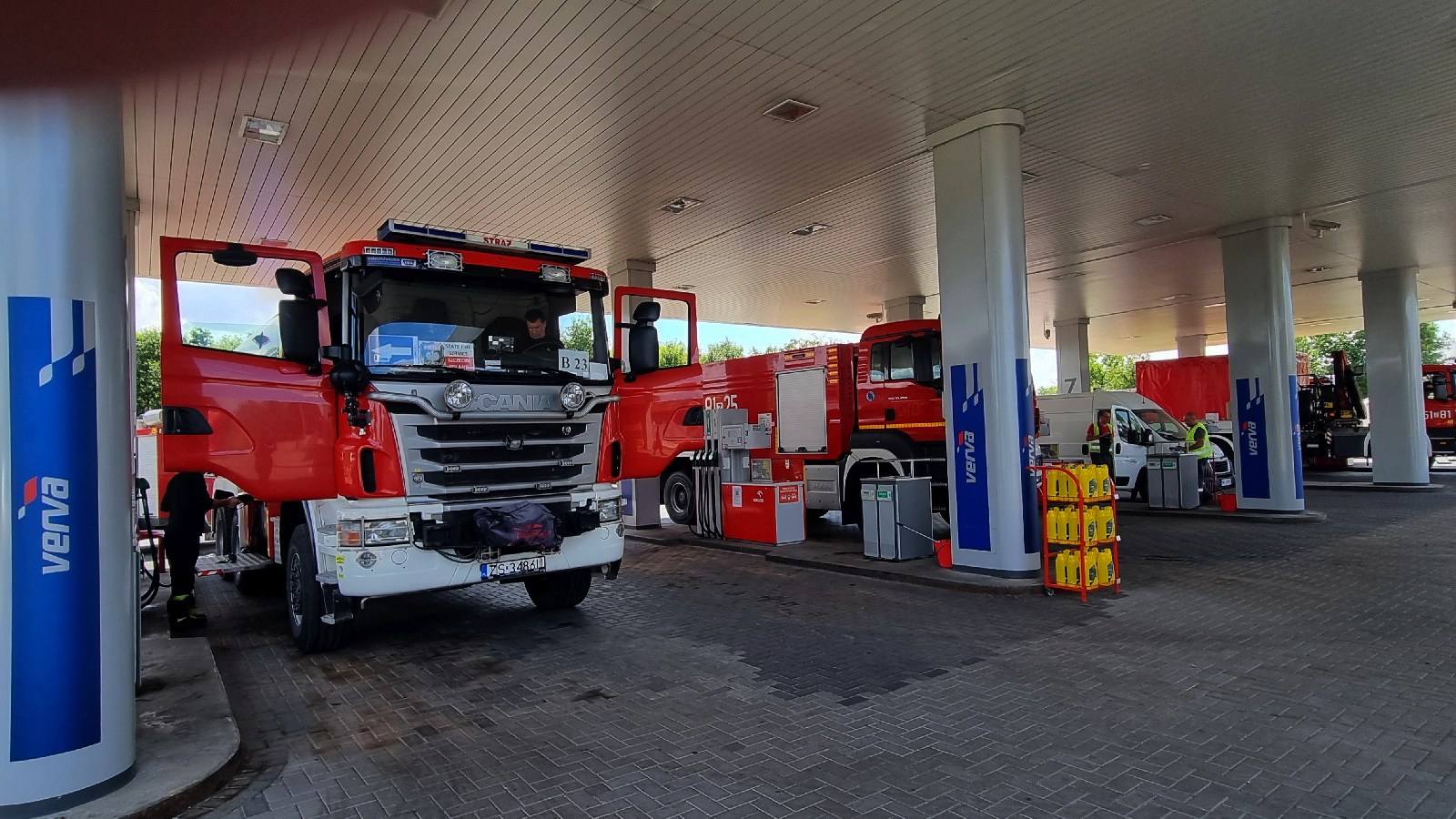 Dolnośląscy i zachodniopomorscy strażacy wyruszyli do Francji