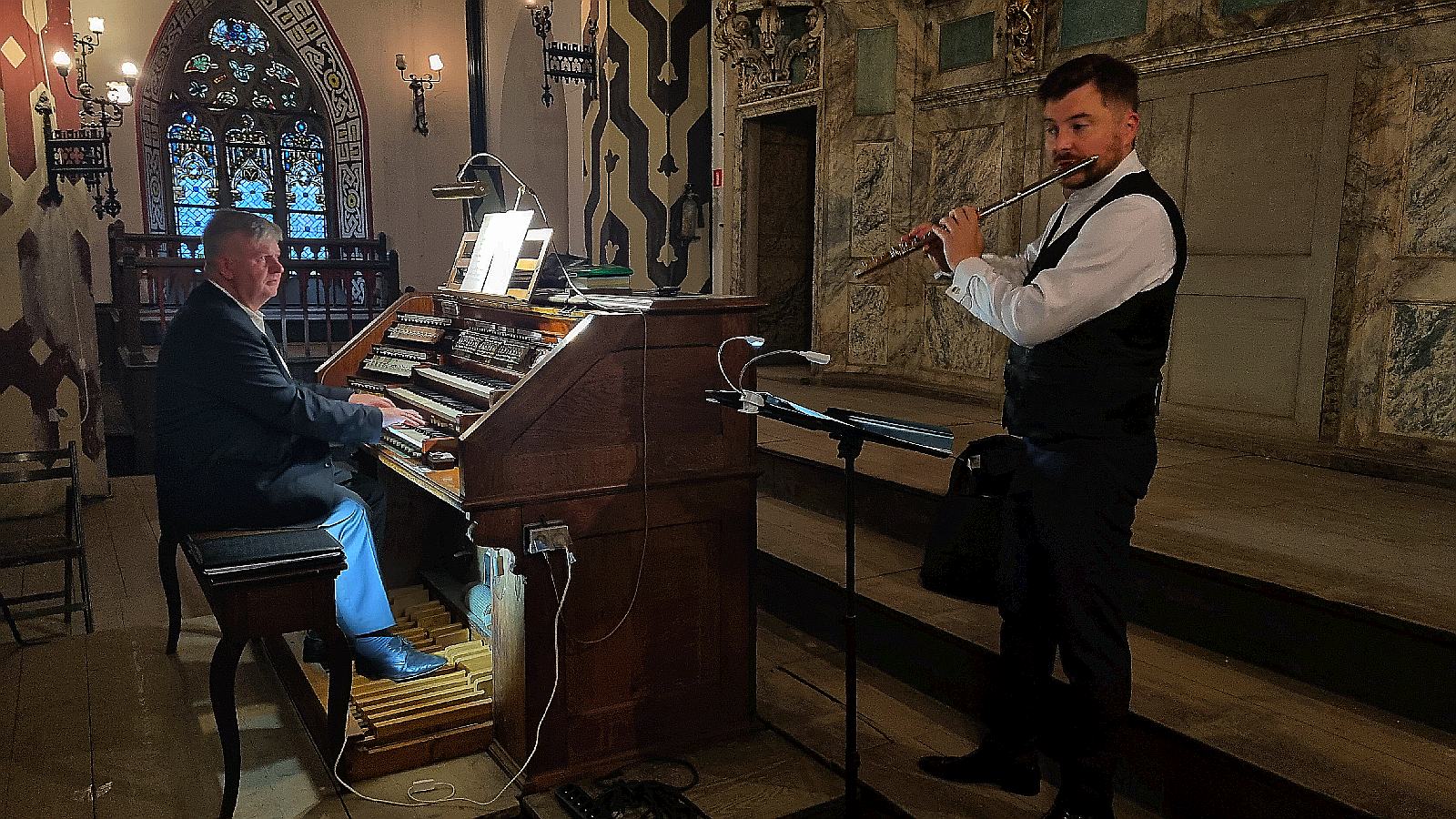 Koncert Łukasza Długosza i Romana Peruckiego podczas LWO