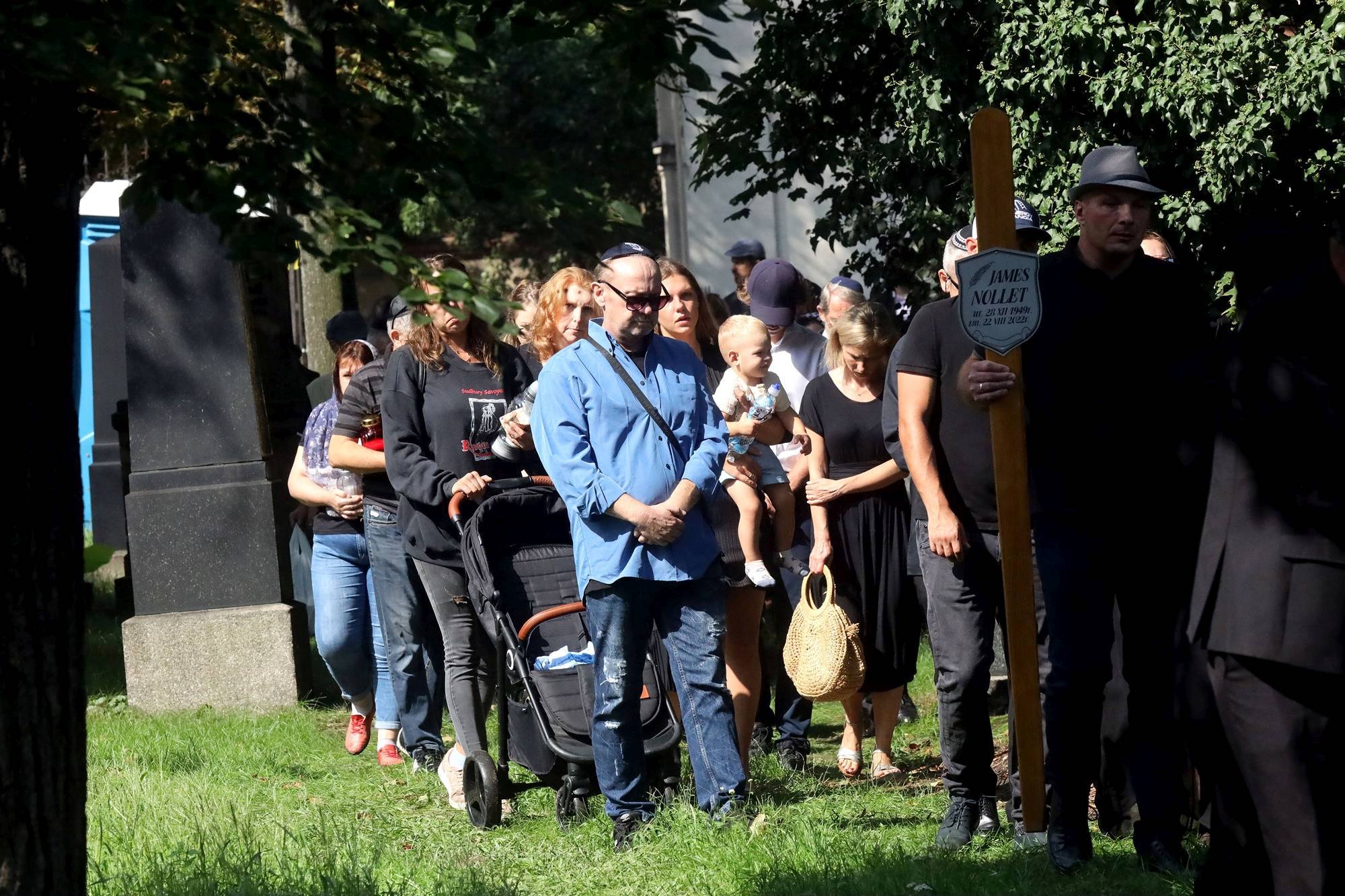 Pogrzeb Jamesa Nolleta z Gminy Wyznaniowej Żydowskiej