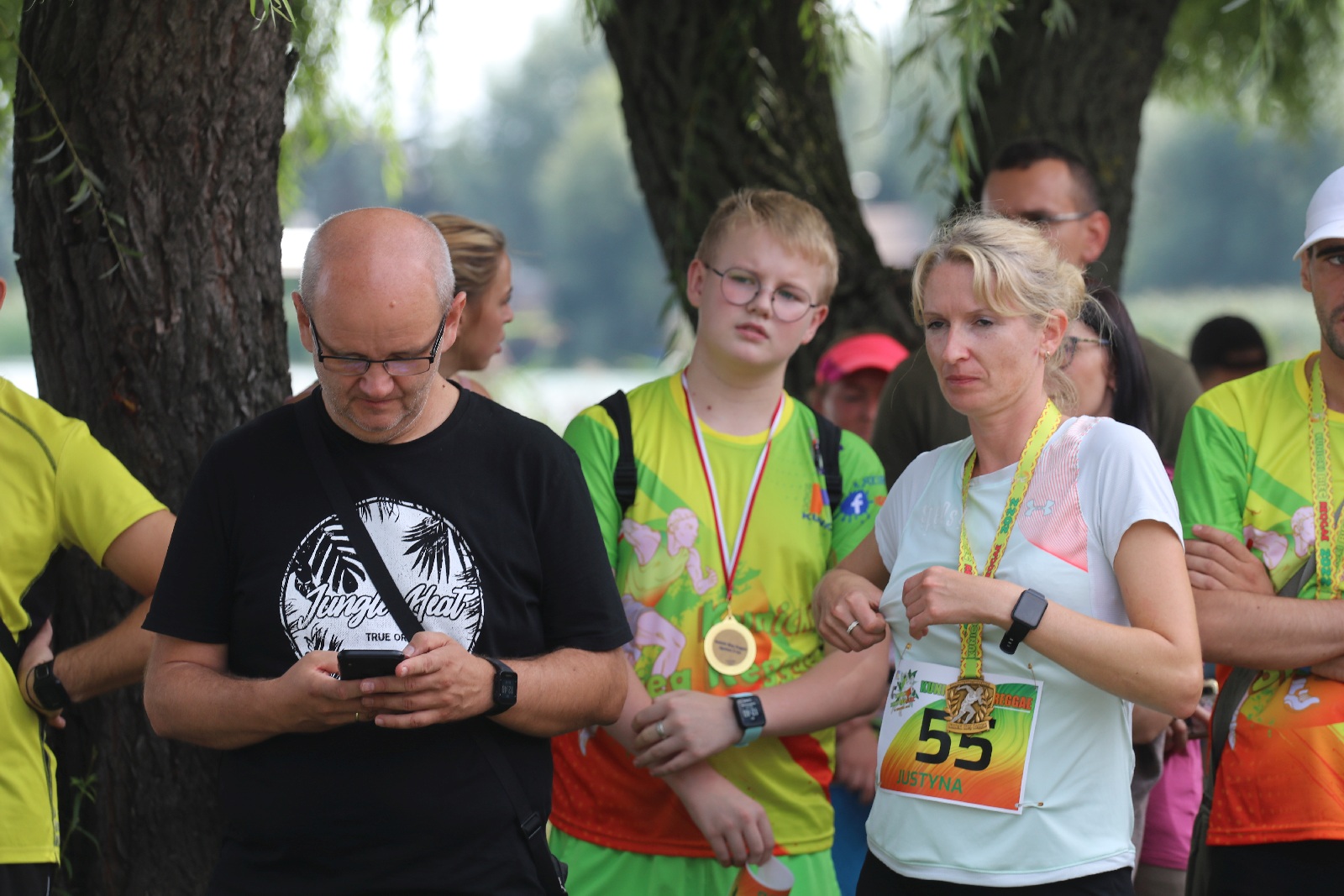 Kunicki Bieg Reggae. Dekoracja najlepszych zbiegaczy