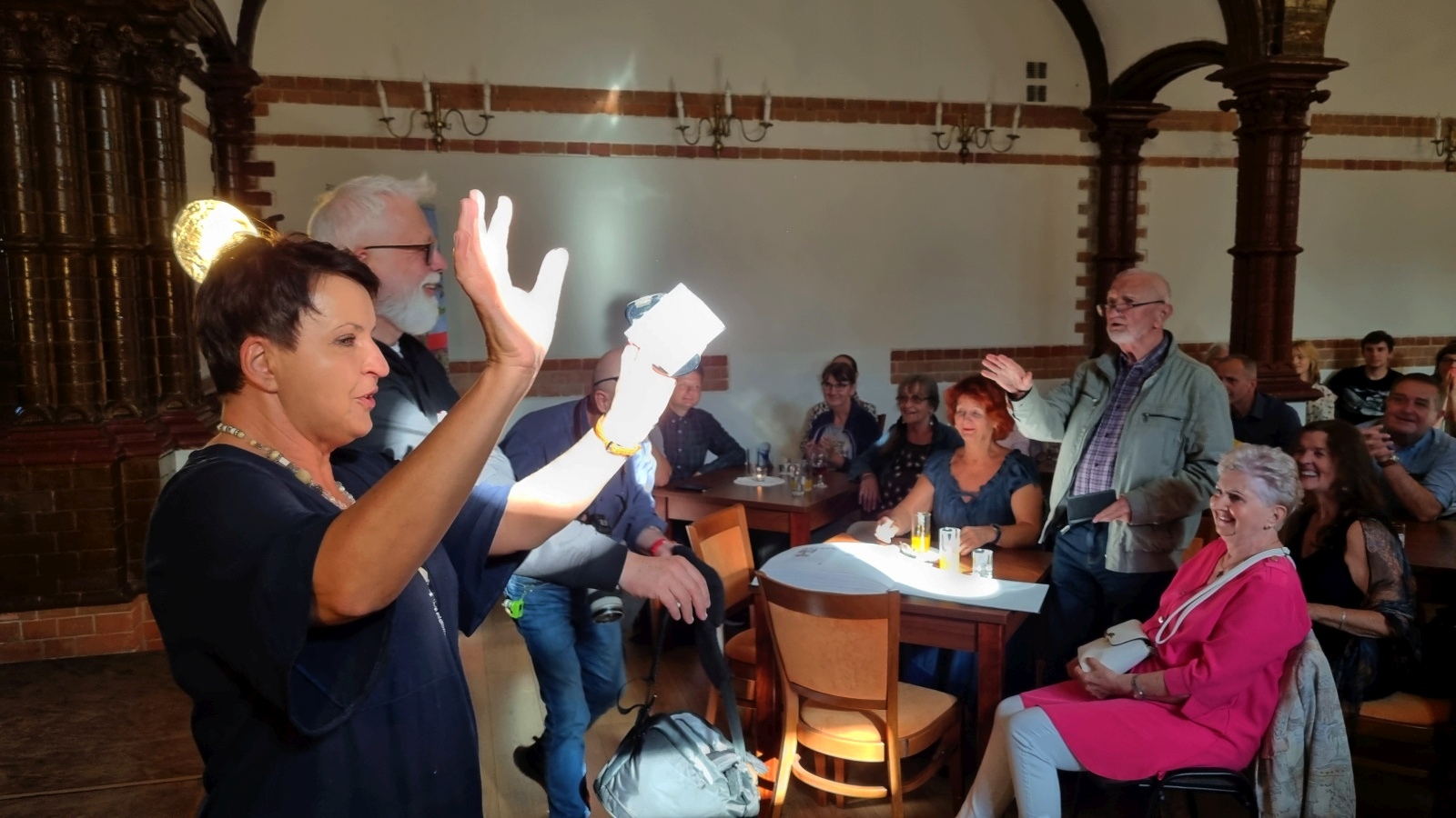 Takich tłumów dawno nie było w bibliotece. Gość był niezwykły