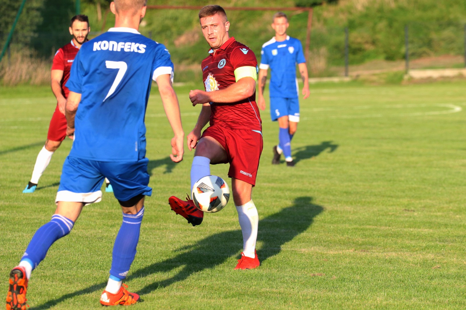 Błękitni rozstrzelali u siebie Konfeks Legnica