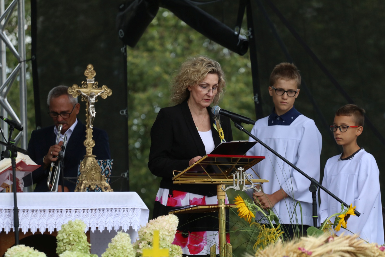 Rolnicy z gminy Kunice podziękowali za tegoroczne plony