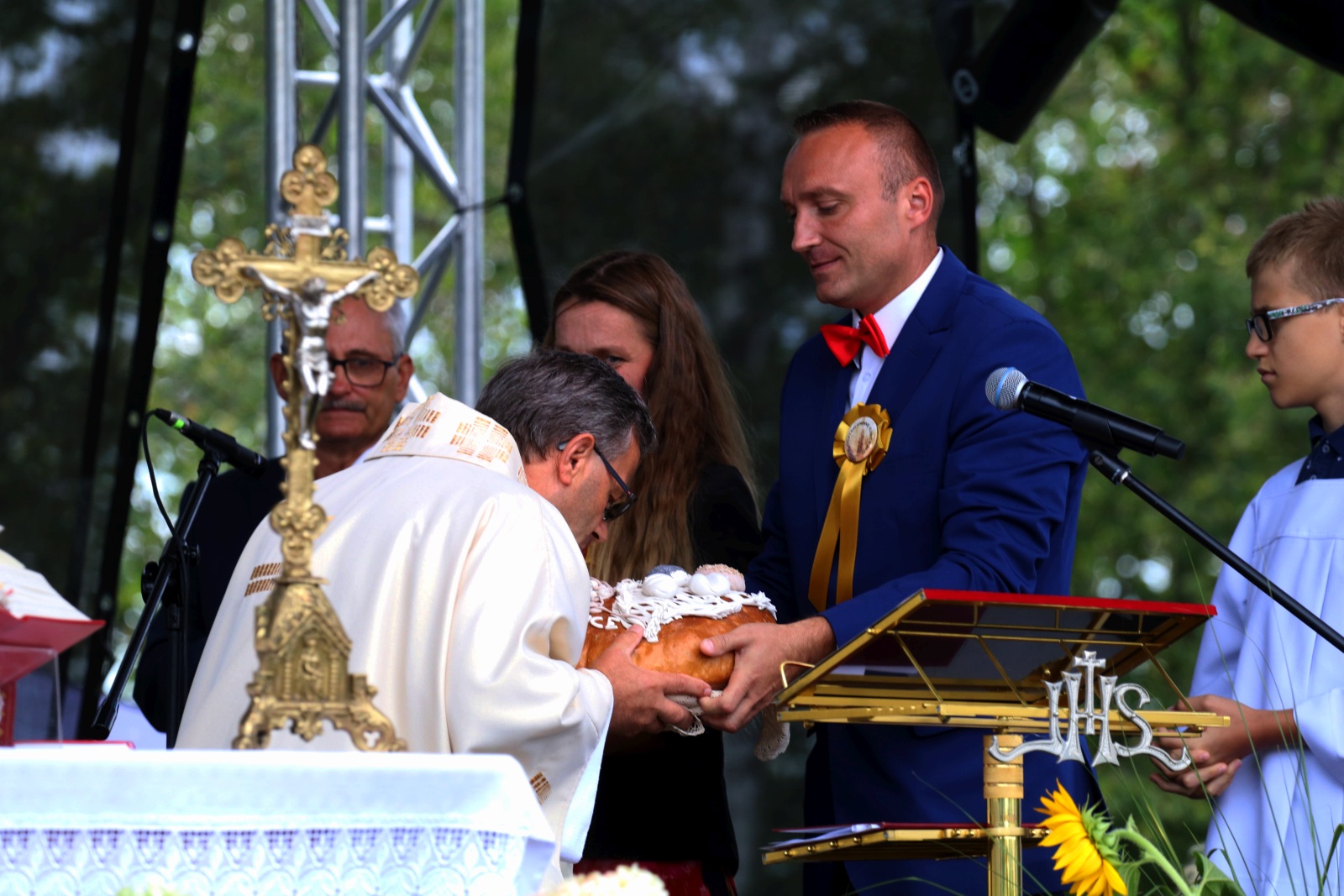 Rolnicy z gminy Kunice podziękowali za tegoroczne plony