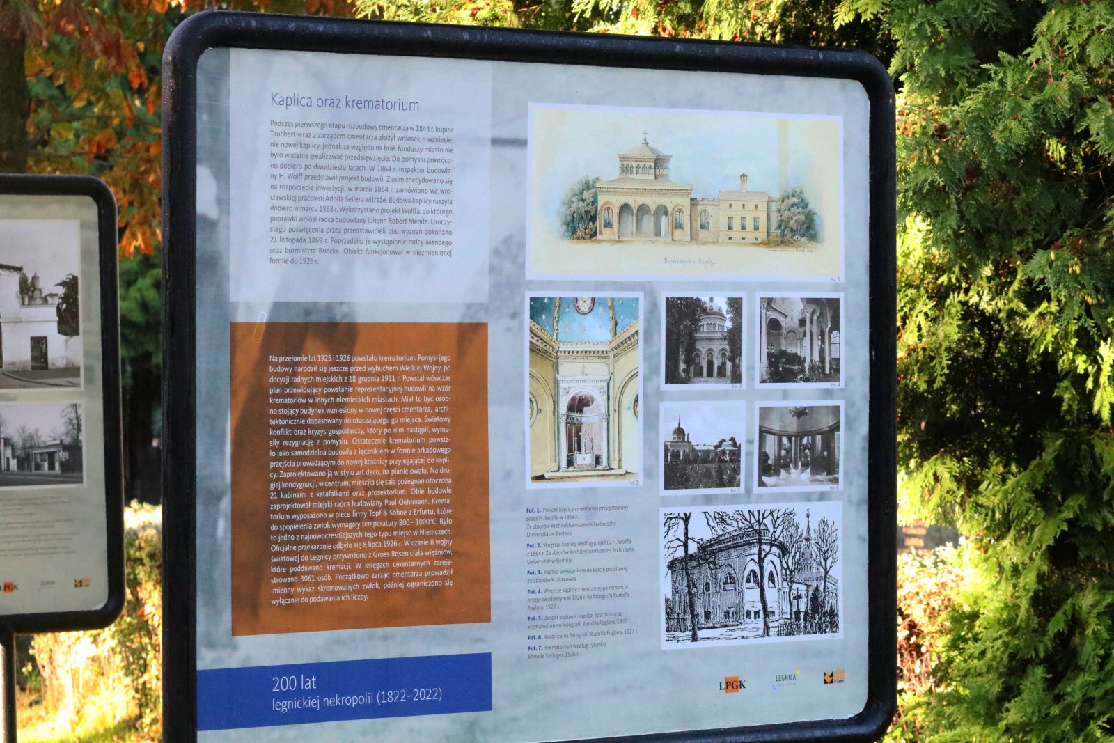 Wystawa dokumentująca 200 lat nekropolii przy ulicy Wrocławskiej