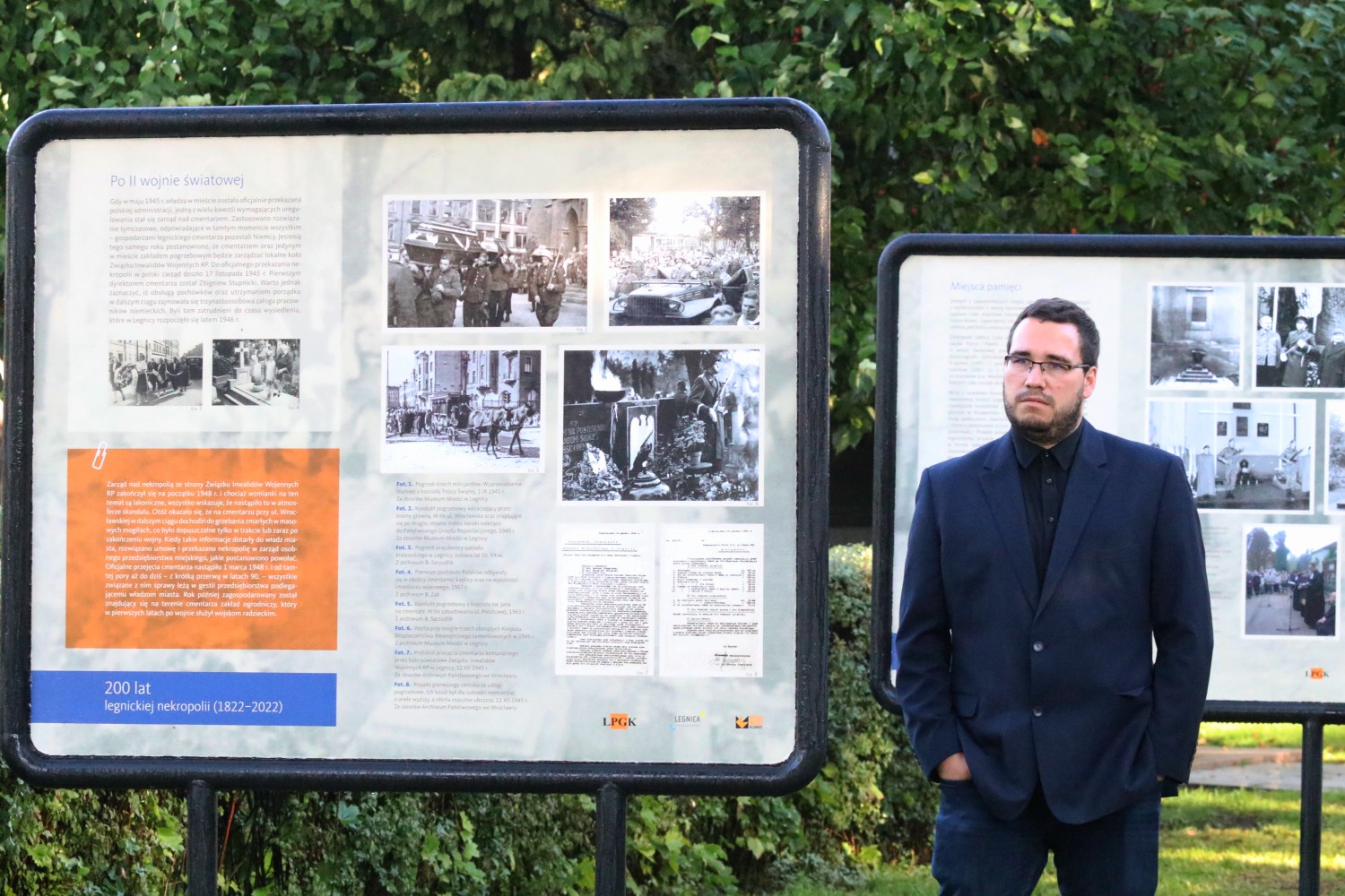 Wystawa dokumentująca 200 lat nekropolii przy ulicy Wrocławskiej
