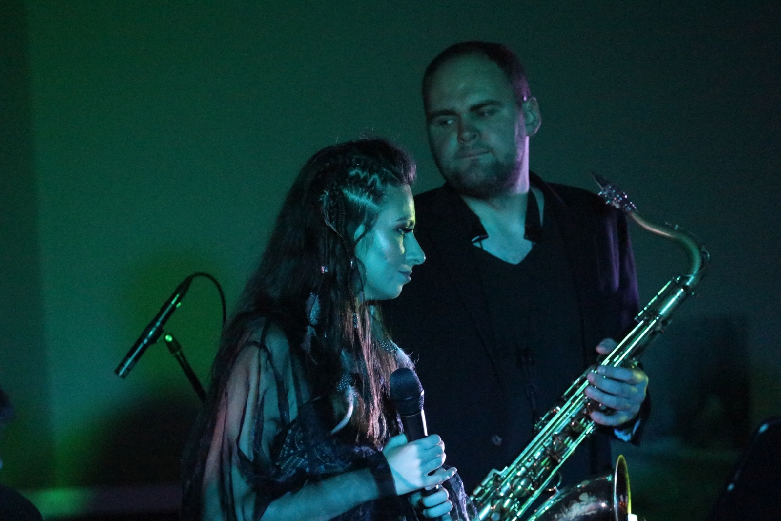 Duet Zawartko/Piasecki zagrał w sali kunickiego ośrodka kultury