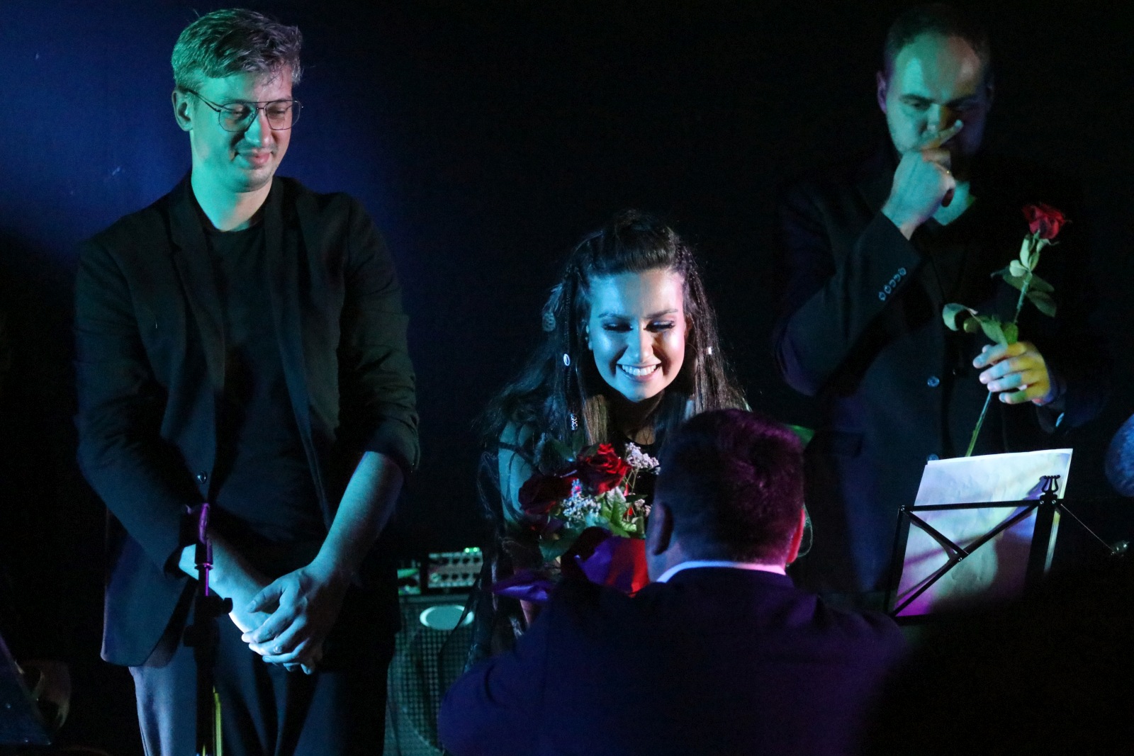 Duet Zawartko/Piasecki zagrał w sali kunickiego ośrodka kultury