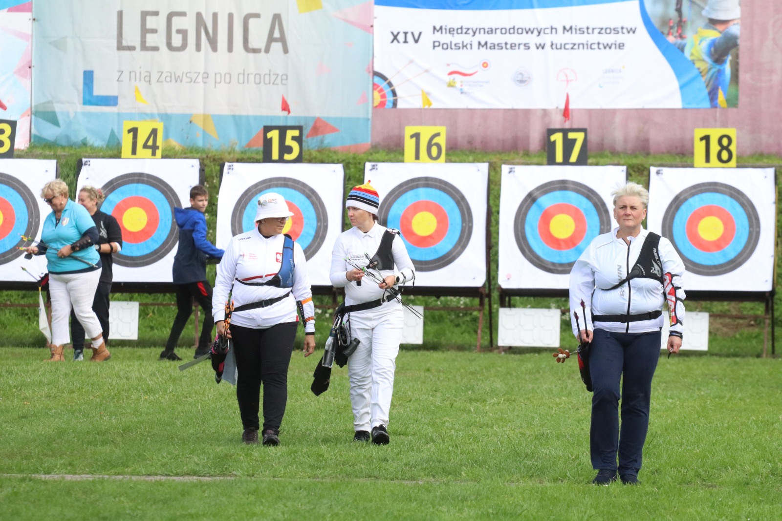 Na torach łuczniczych w Legnicy odbywają się MP Masters