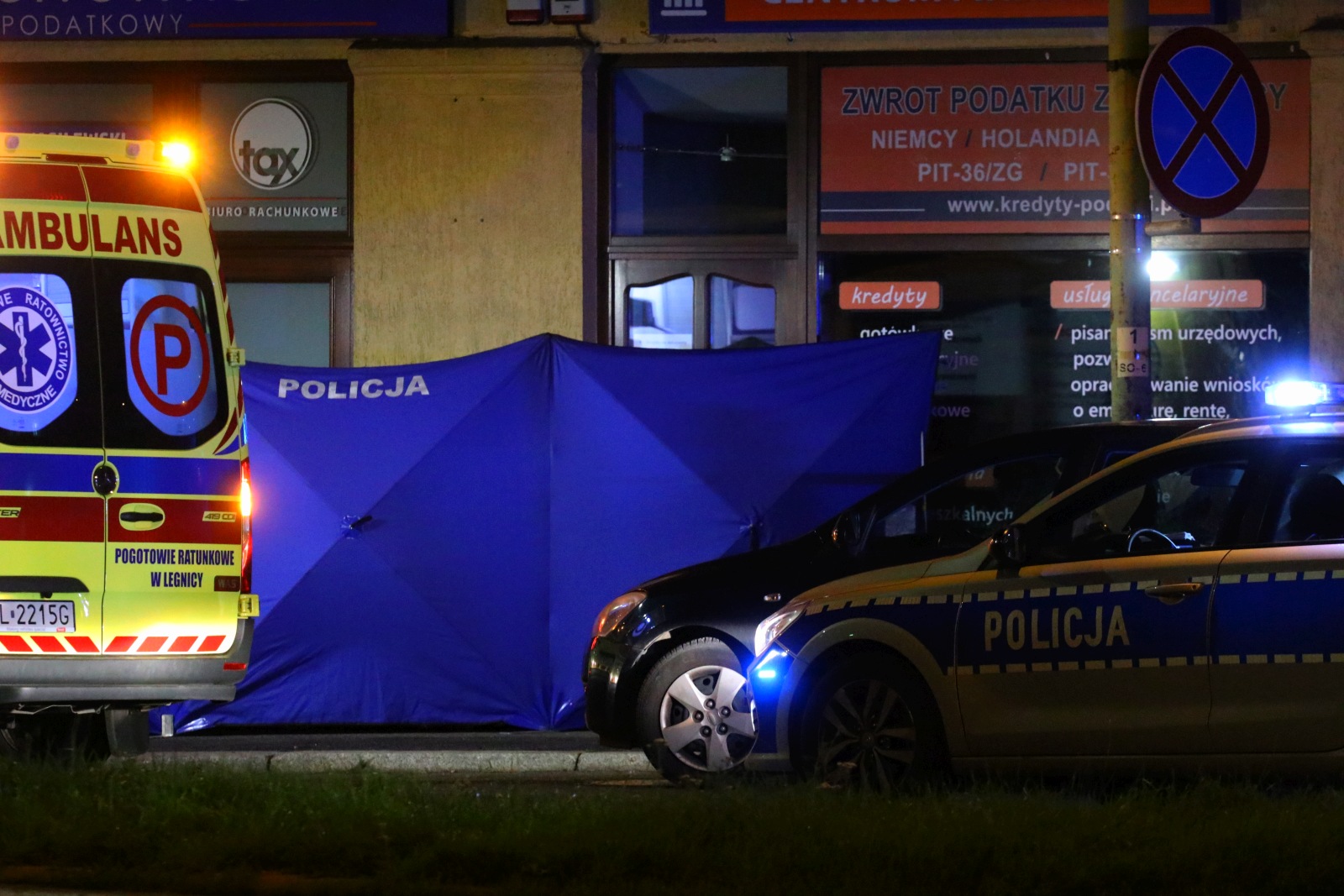 Mężczyzna wypadł z balkonu z mieszkania przy ulicy Muzealnej