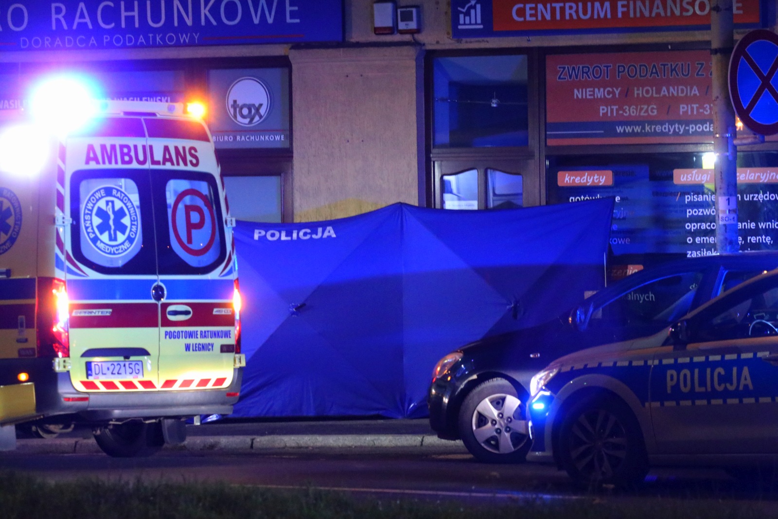 Mężczyzna wypadł z balkonu z mieszkania przy ulicy Muzealnej