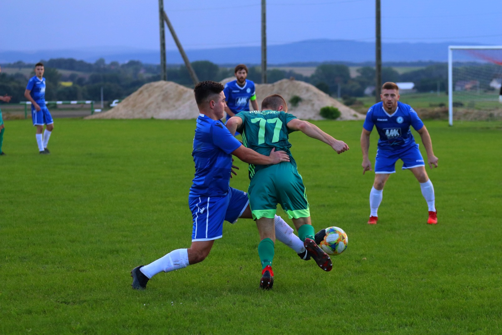 Podział punktów w starciu Kaczawy Bieniowice z Błękitnymi