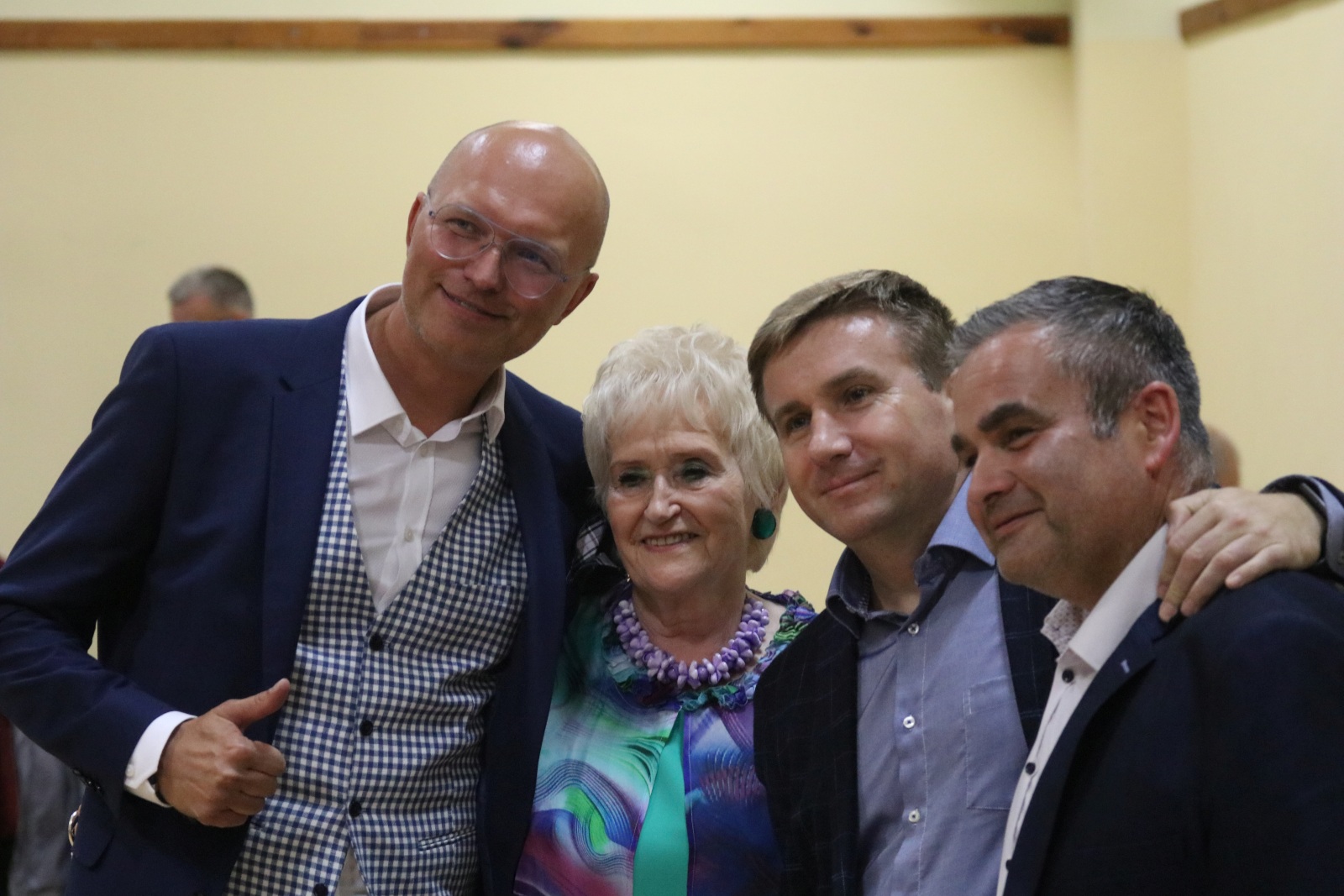 Uczniowie zorganizowali benefis Jubilatce Bogumile Słomczyńskiej