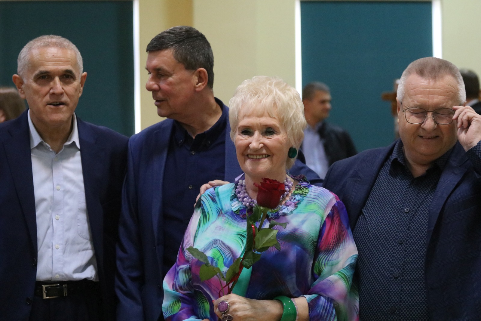 Uczniowie zorganizowali benefis Jubilatce Bogumile Słomczyńskiej