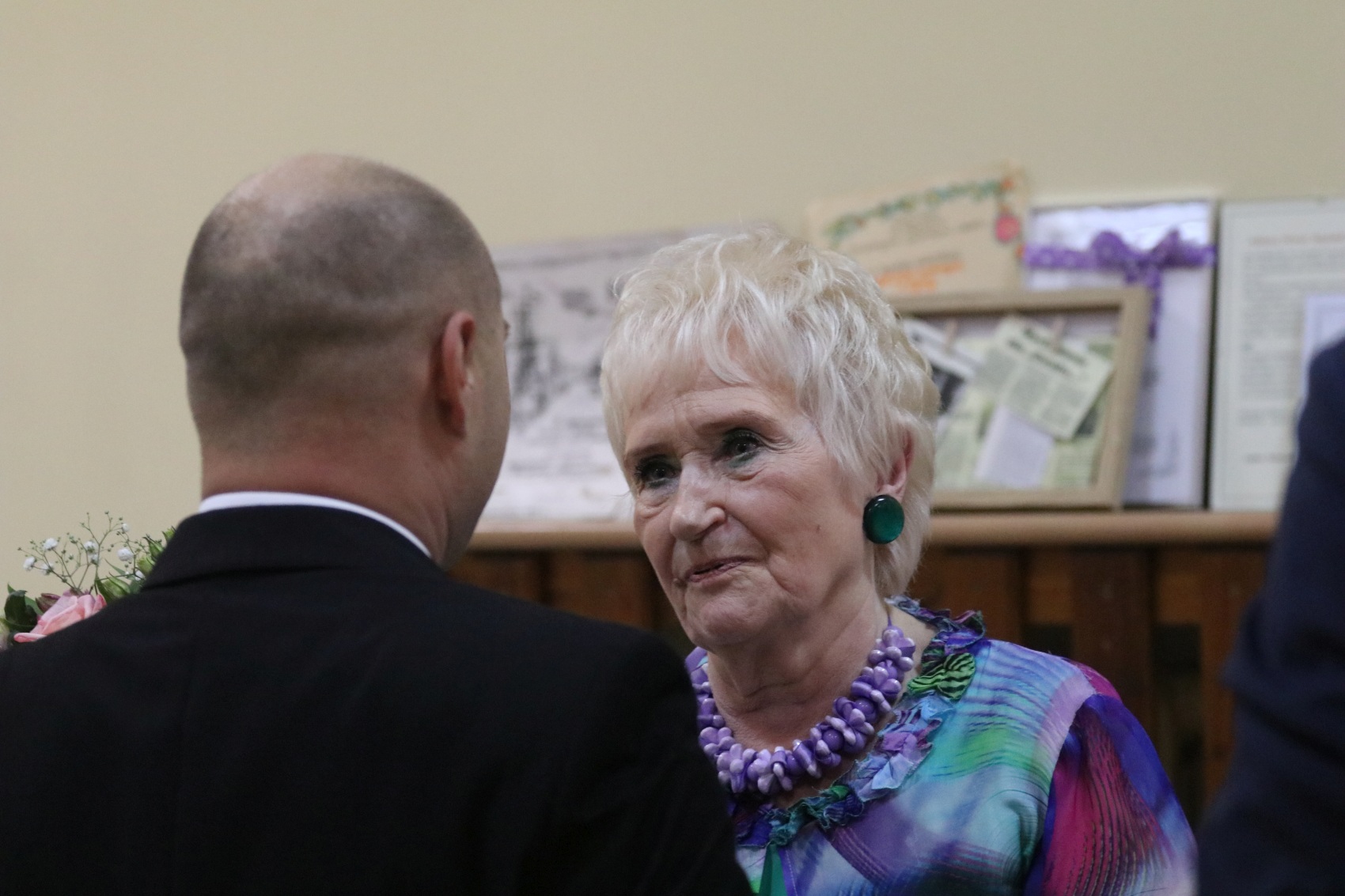 Uczniowie zorganizowali benefis Jubilatce Bogumile Słomczyńskiej