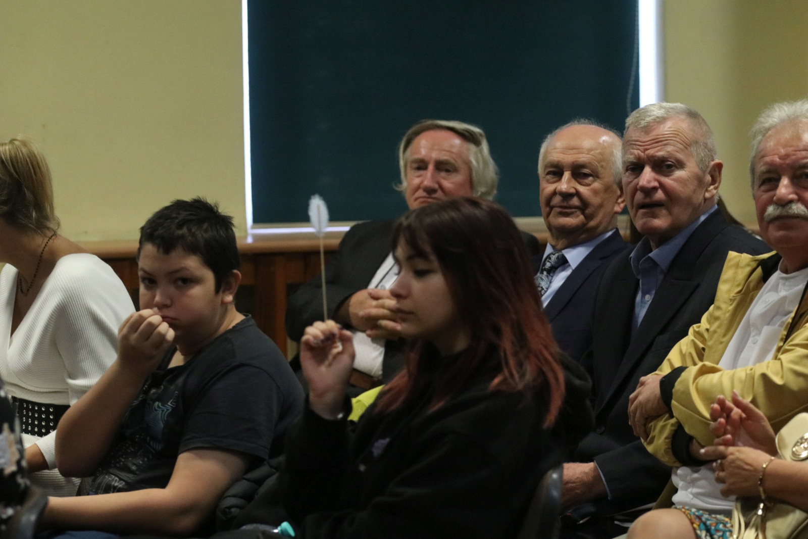 Uczniowie zorganizowali benefis Jubilatce Bogumile Słomczyńskiej