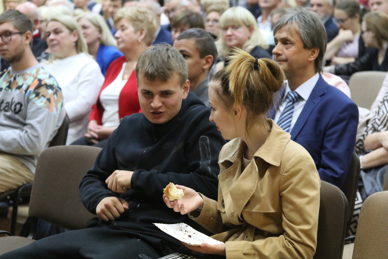 Uczniowie zorganizowali benefis Jubilatce Bogumile Słomczyńskiej