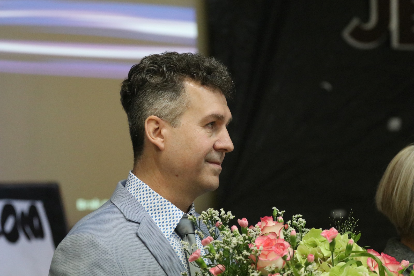 Uczniowie zorganizowali benefis Jubilatce Bogumile Słomczyńskiej