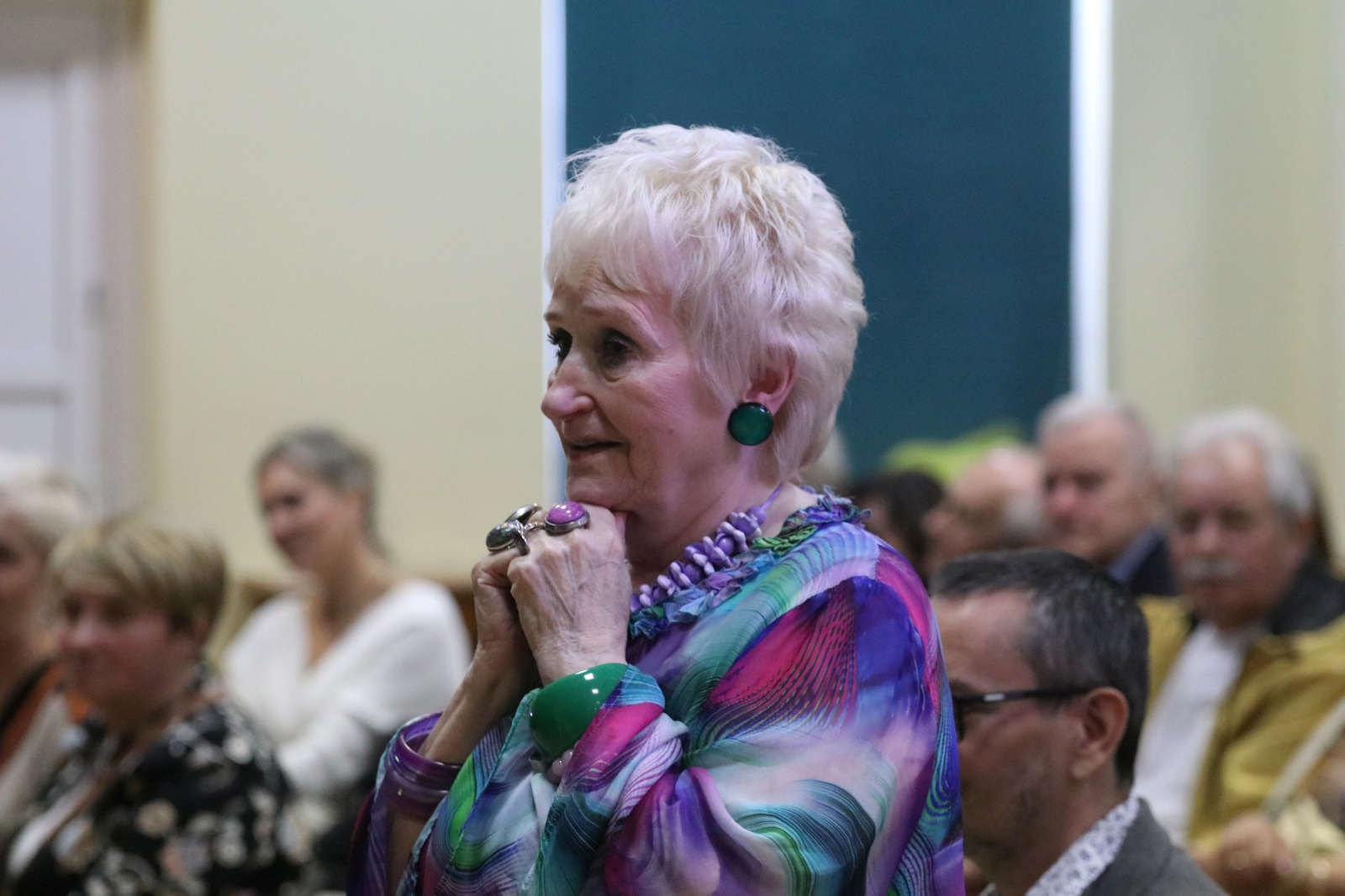 Uczniowie zorganizowali benefis Jubilatce Bogumile Słomczyńskiej