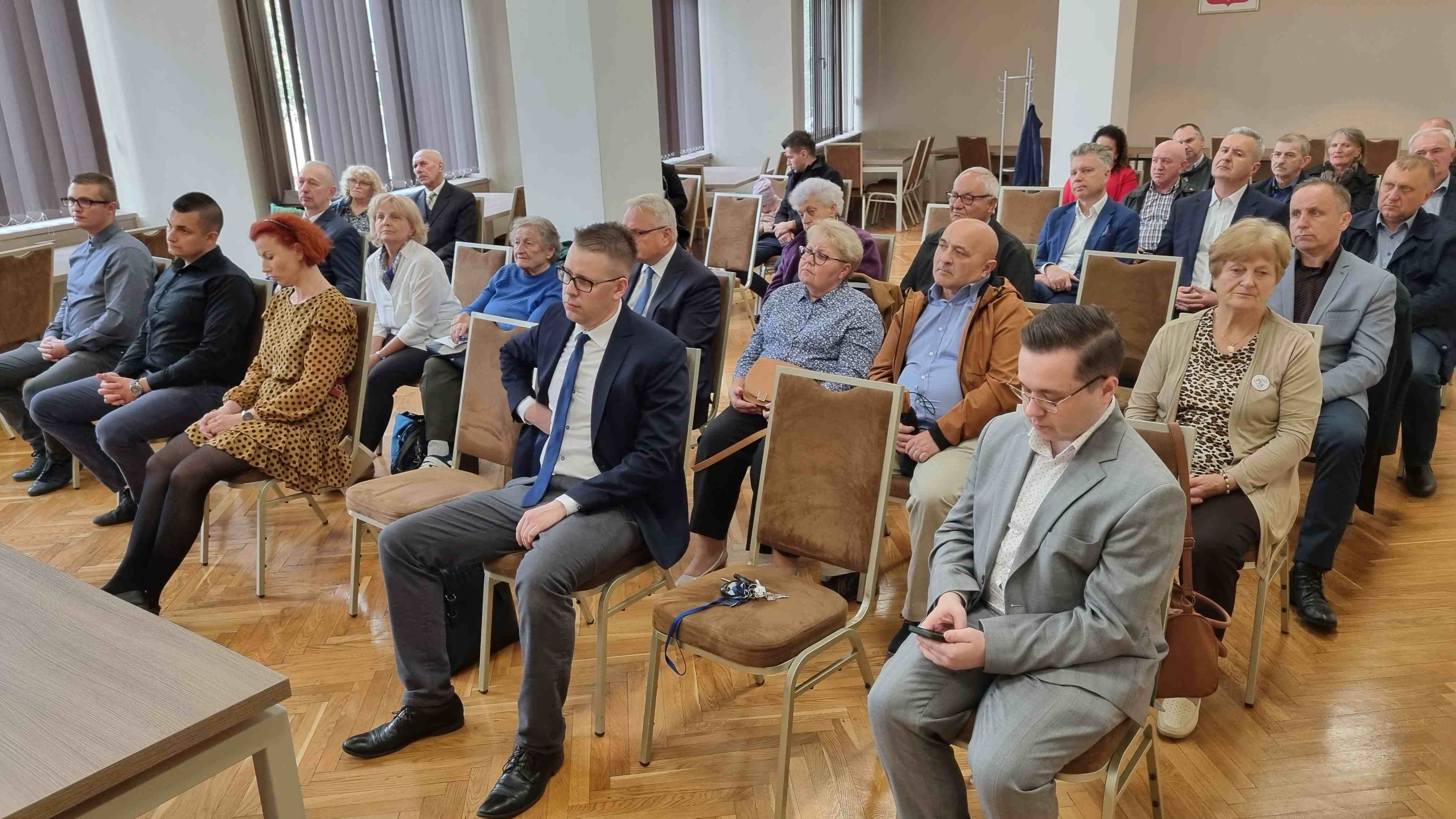 Spotkanie z posłem do PE Porębą odbyło się w starostwie