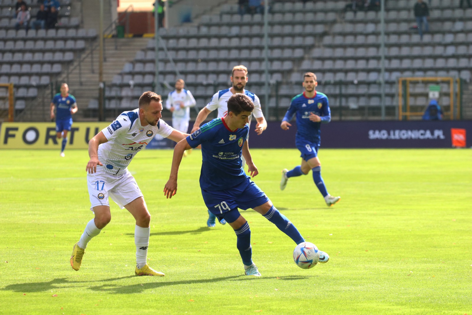 Kolejna przegrana Miedzi Legnica po bardzo słabym meczu
