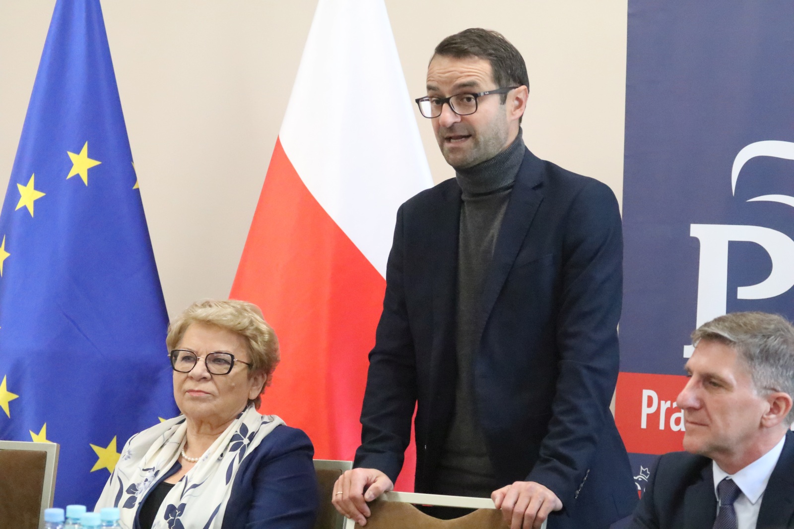 Spotkanie z posłem do PE Porębą odbyło się w starostwie