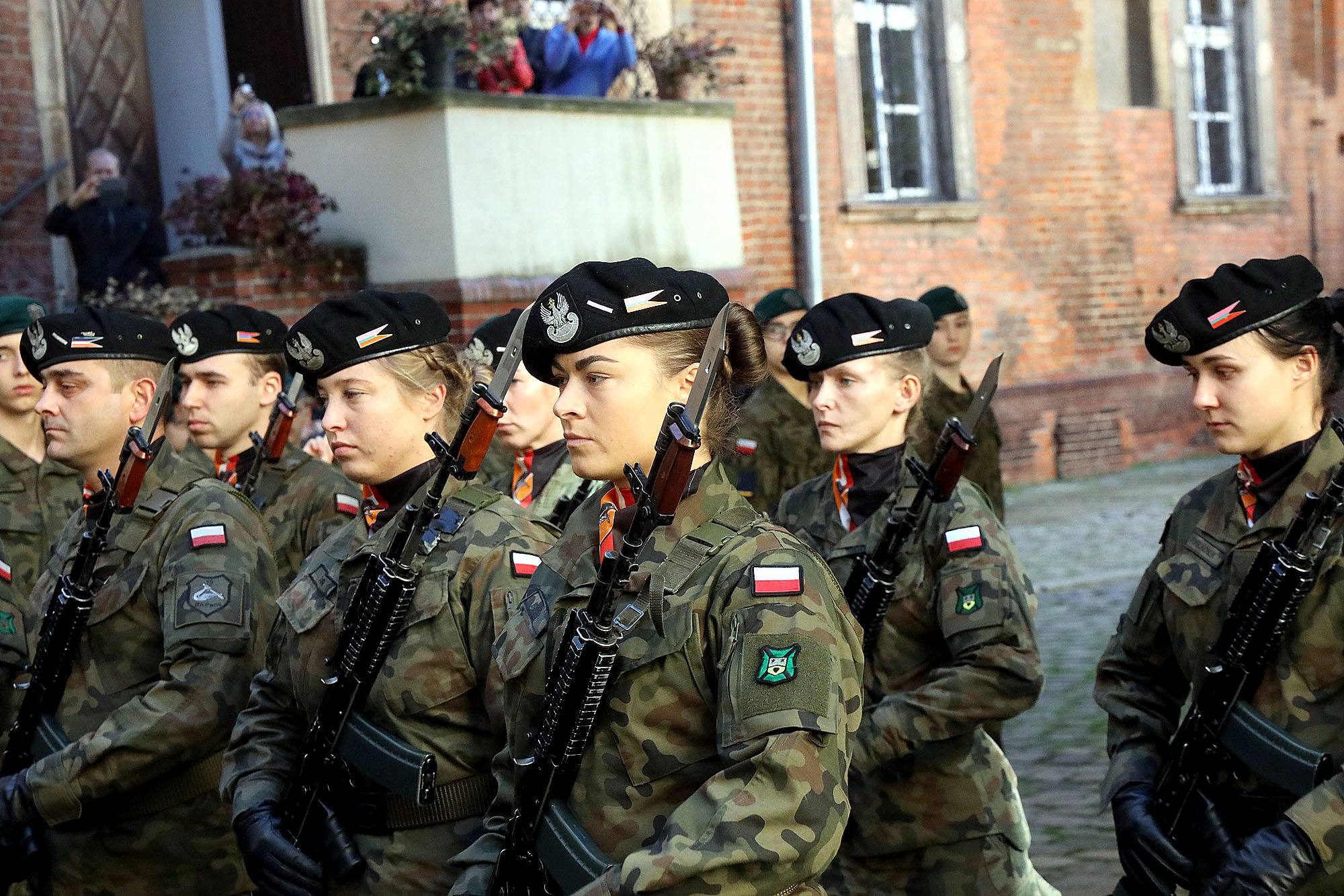 Ślubowanie kadetów Wojskowej Szkoły im. Zawiszy Czarnego