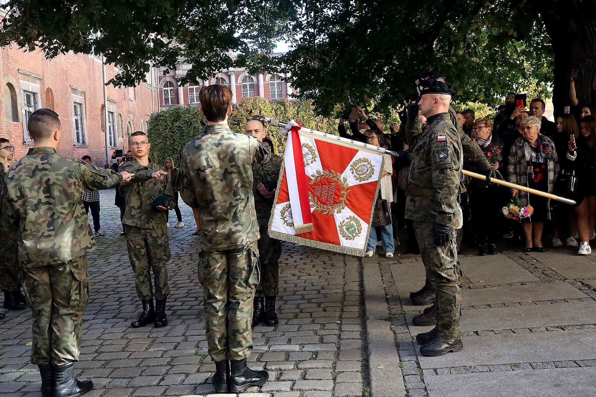 Ślubowanie kadetów Wojskowej Szkoły im. Zawiszy Czarnego