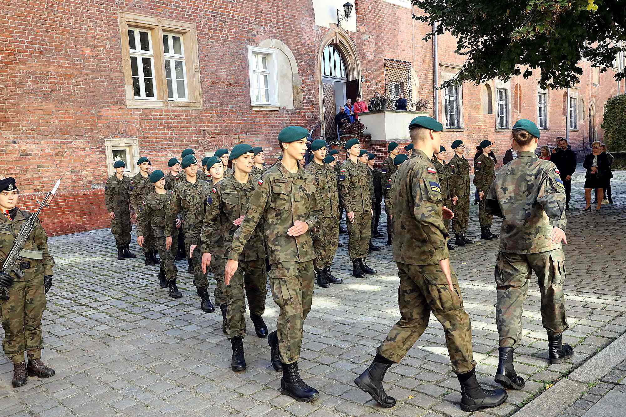 Ślubowanie kadetów Wojskowej Szkoły im. Zawiszy Czarnego