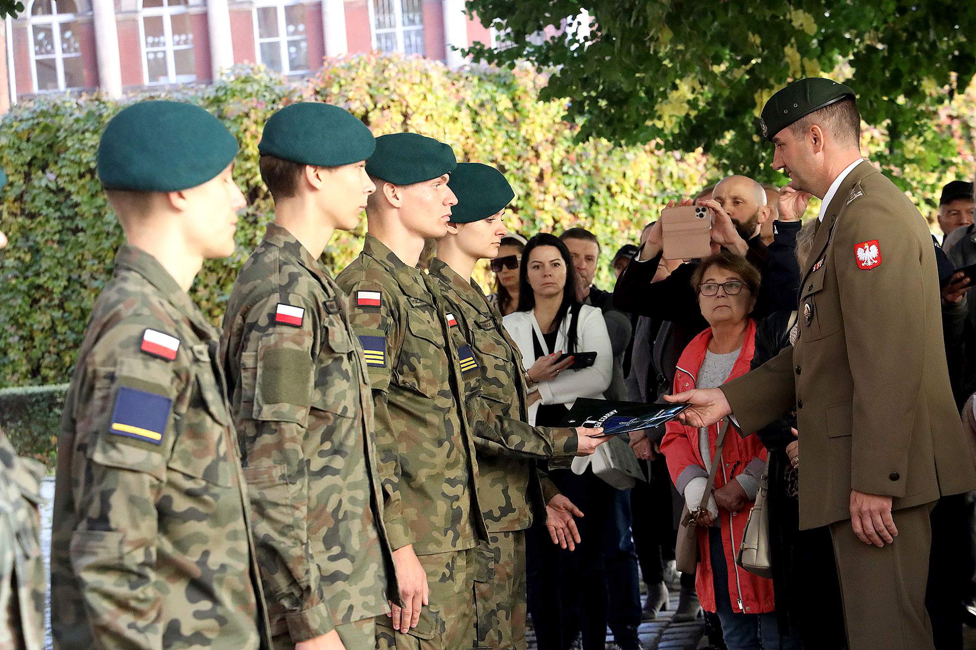 Ślubowanie kadetów Wojskowej Szkoły im. Zawiszy Czarnego