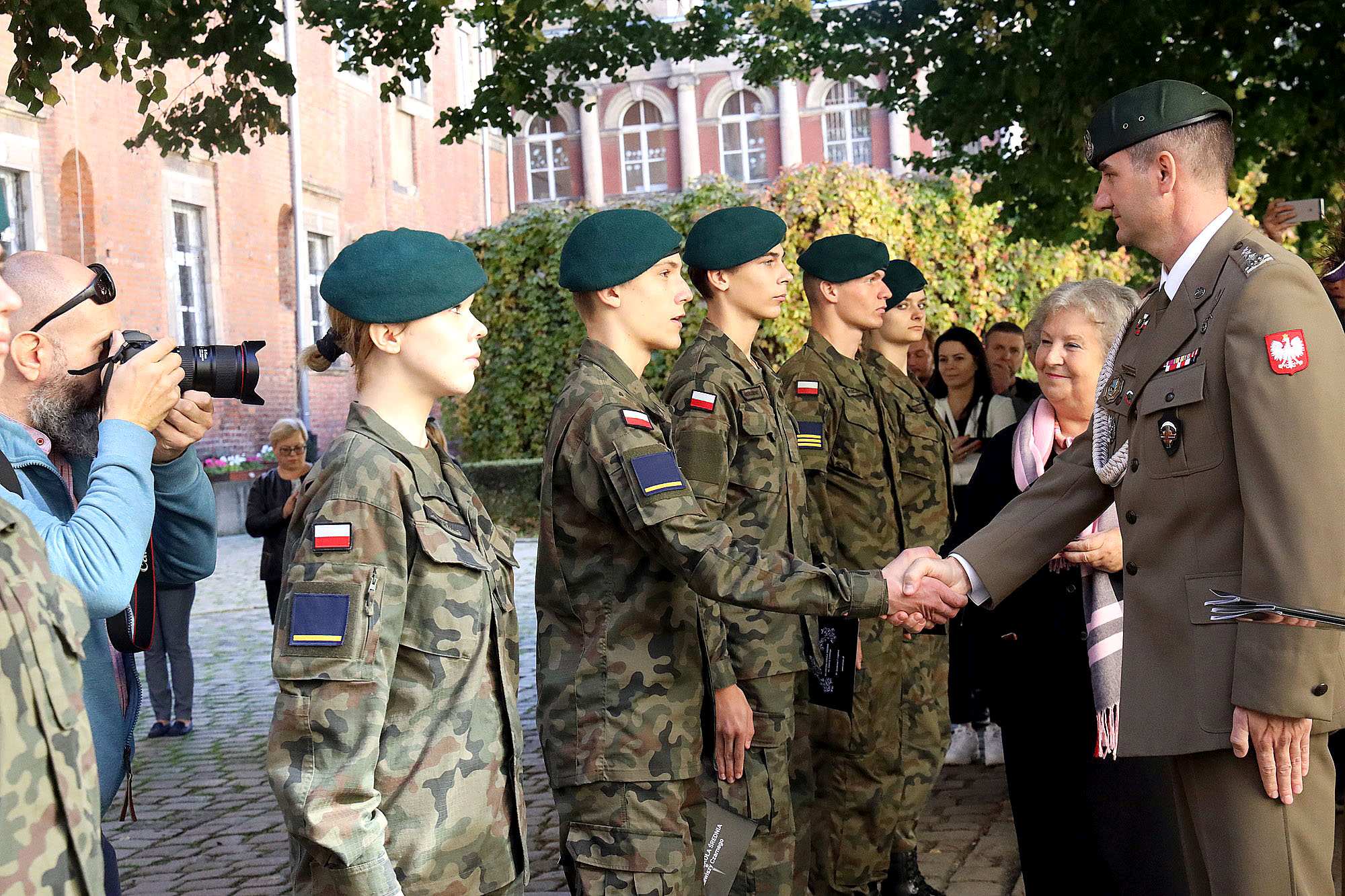 Ślubowanie kadetów Wojskowej Szkoły im. Zawiszy Czarnego