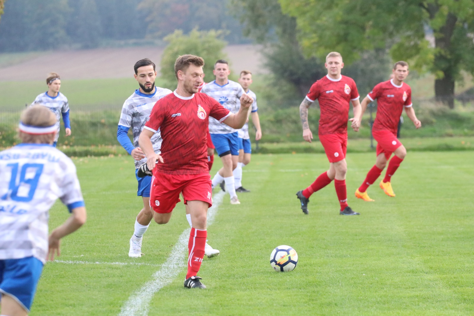 Płomień Radwanice wysoko wygrał ze Zrywem Kłębanowice