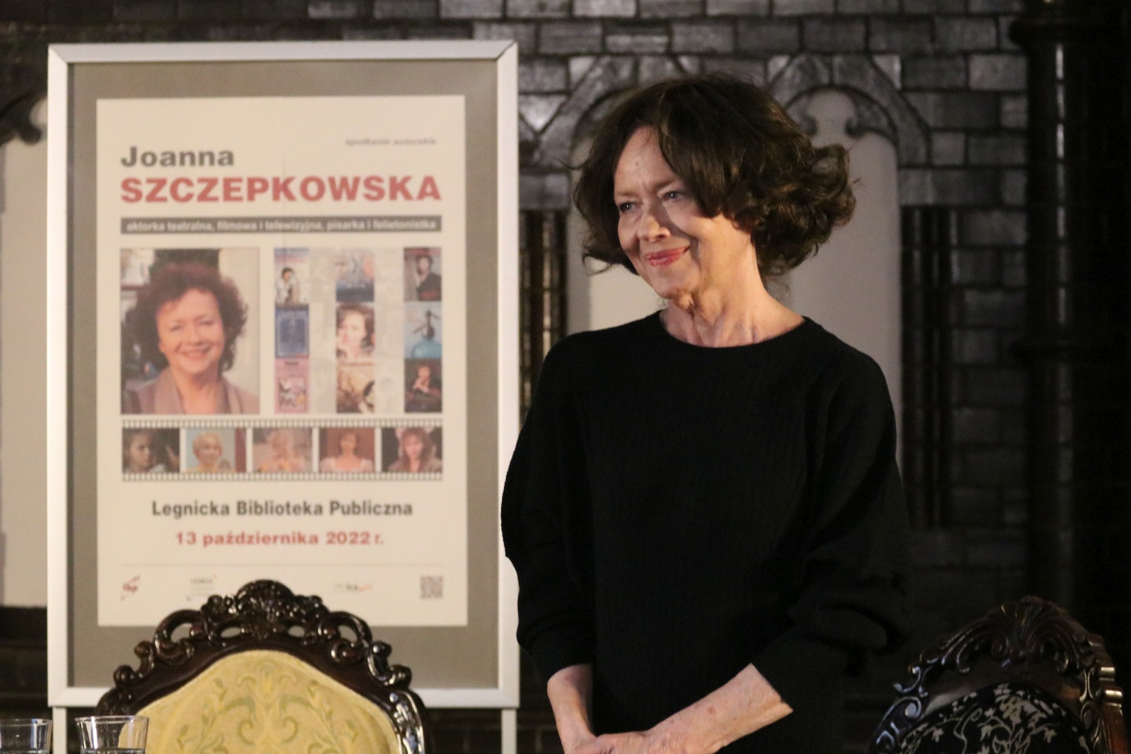Spotkanie z Joanną Szczepkowską cieszyło się wielkim powodzeniem