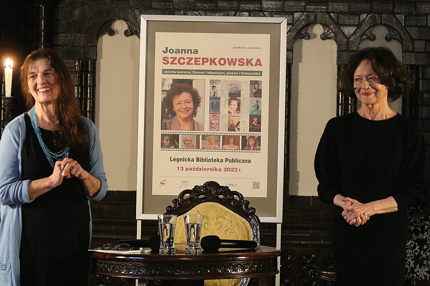 Spotkanie z Joanną Szczepkowską cieszyło się wielkim powodzeniem