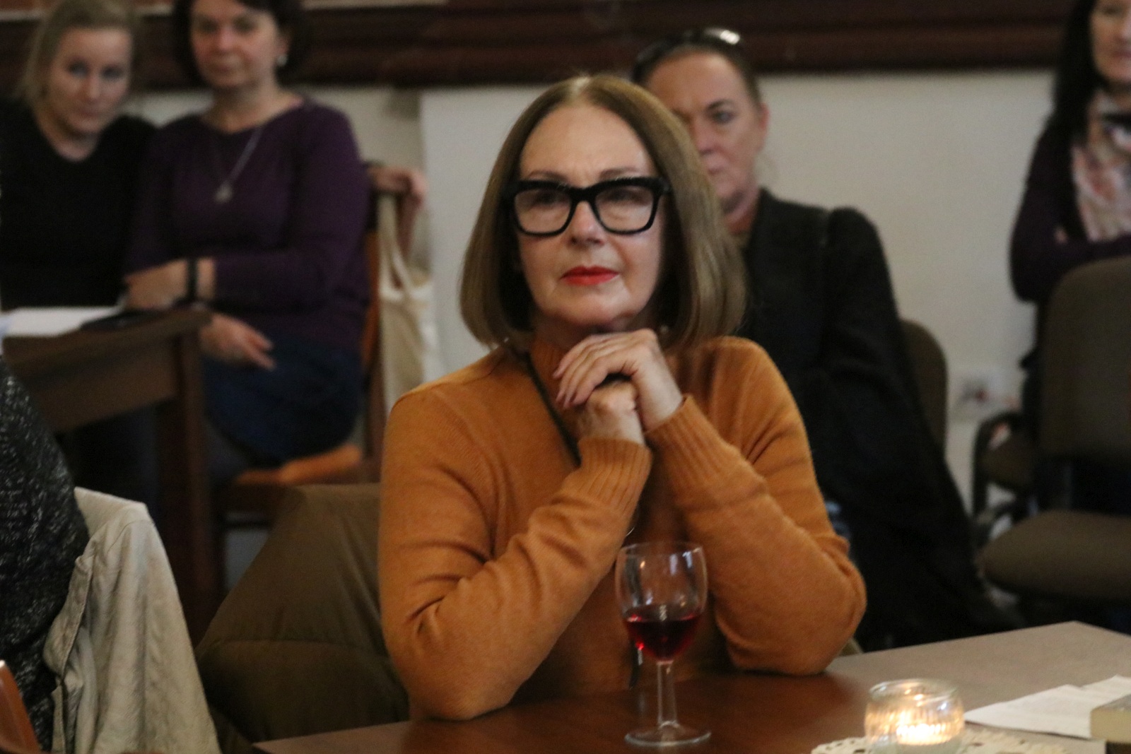 Spotkanie z Joanną Szczepkowską cieszyło się wielkim powodzeniem